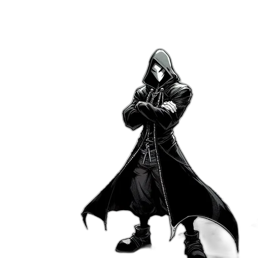 jacket, sword, weapon, mask transparent PNG cut-out