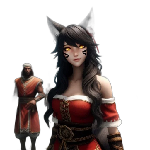staff, mask, fantasy art, concept art transparent PNG cut-out