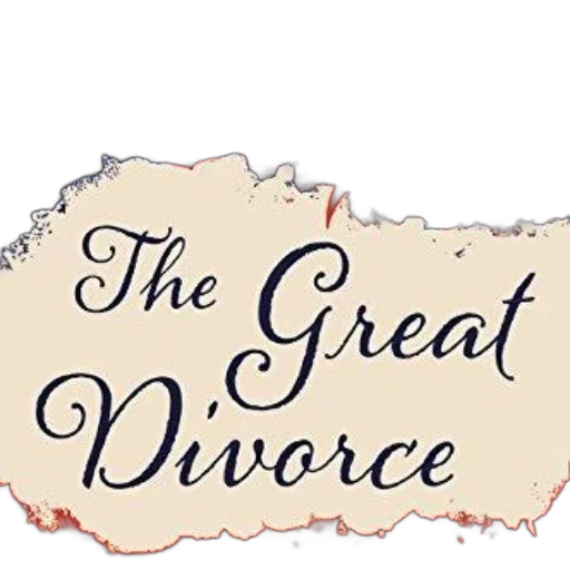 great, divorce, book, cover transparent PNG cut-out