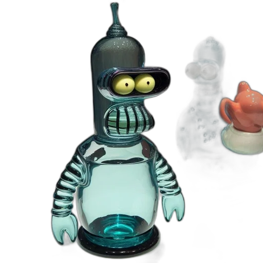 robot, 3d render, concept art, outer space transparent PNG cut-out