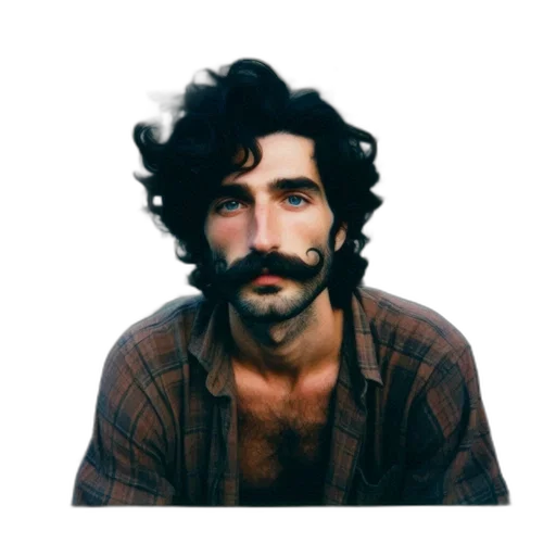 hair, face, animal, jacket transparent PNG cut-out