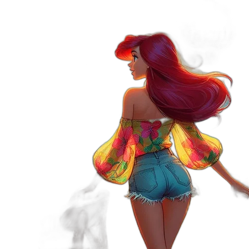 dress, jacket, hair, concept art transparent PNG cut-out