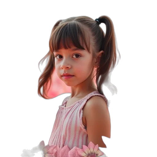 dress, face, jewelry, staff transparent PNG cut-out