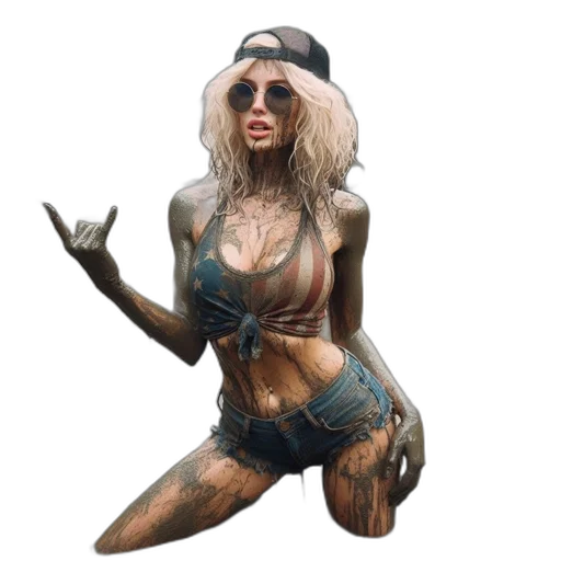 concept art, cyberpunk, fantasy art, pixel art transparent PNG cut-out