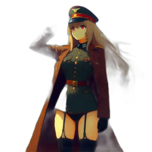 staff, hat, dress, weapon transparent PNG cut-out