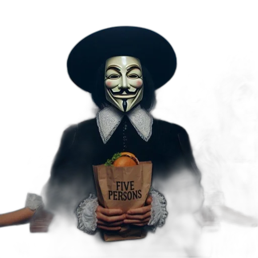 mask, staff, food, face transparent PNG cut-out