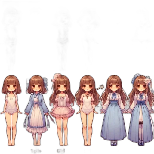 dress, pixel art, concept art, fantasy art transparent PNG cut-out