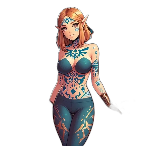 dress, staff, fantasy art, concept art transparent PNG cut-out