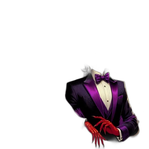 mask, hat, staff, jacket transparent PNG cut-out
