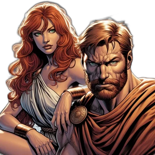 comic book art, concept art, fantasy art, fire transparent PNG cut-out