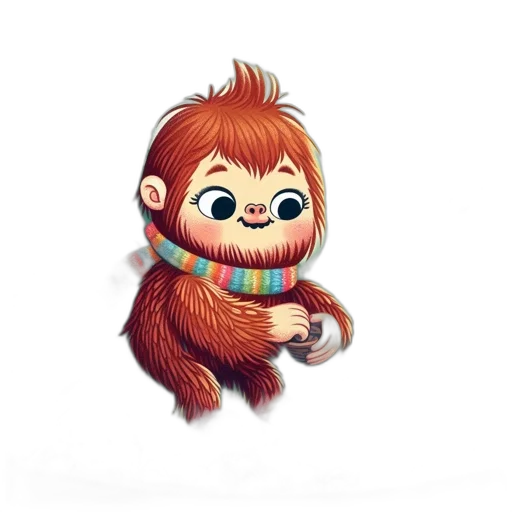 creature, animal, staff, concept art transparent PNG cut-out
