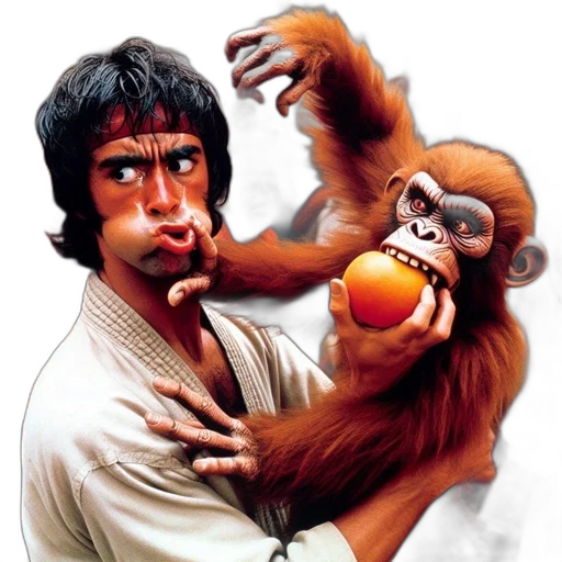 animal, man, dark, hair transparent PNG cut-out