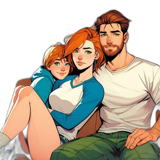 comic book art, concept art, cartoon, pixel art transparent PNG cut-out