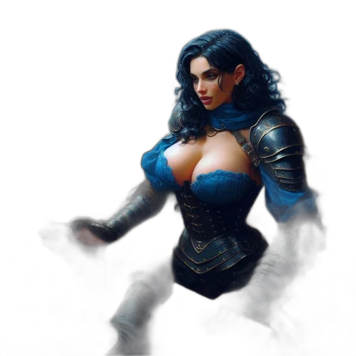 fantasy art, concept art, comic book art, pixel art transparent PNG cut-out