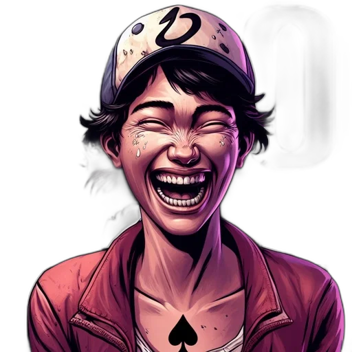 face, comic book art, cartoon, concept art transparent PNG cut-out