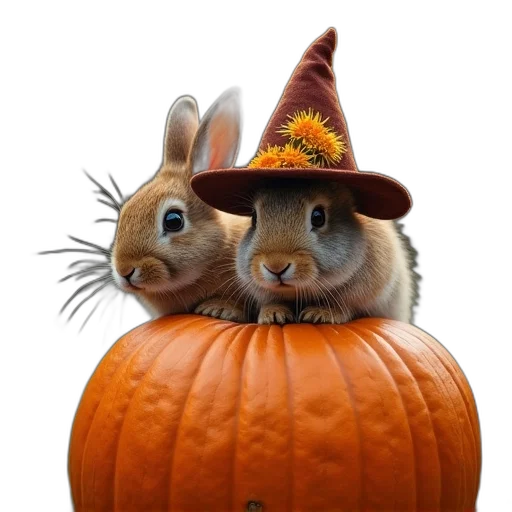 hat, animal, photorealistic, little transparent PNG cut-out