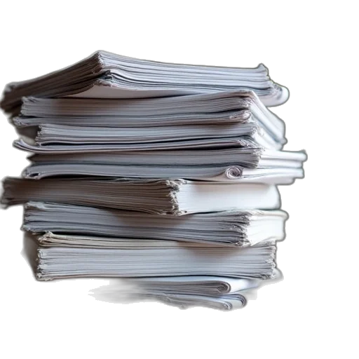 pile, office, documents transparent PNG cut-out