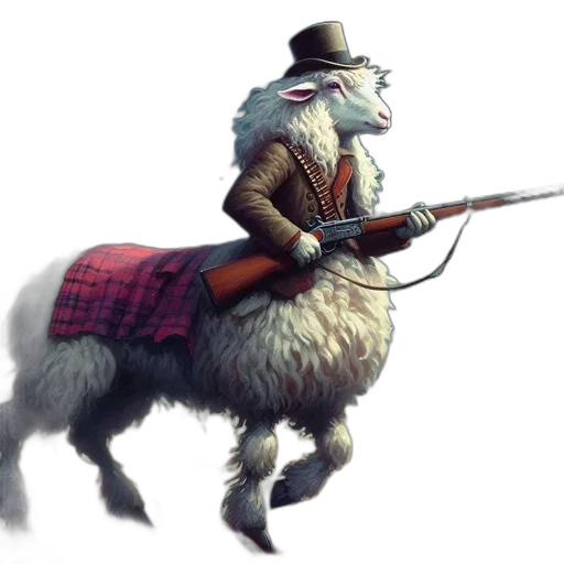 animal, weapon, staff, creature transparent PNG cut-out