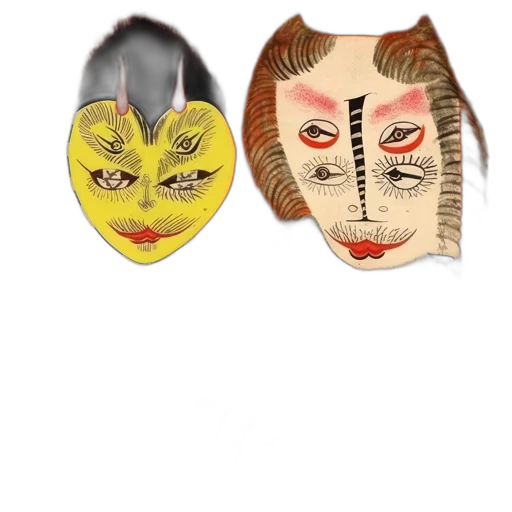 mask, face, photorealistic, 3d render transparent PNG cut-out