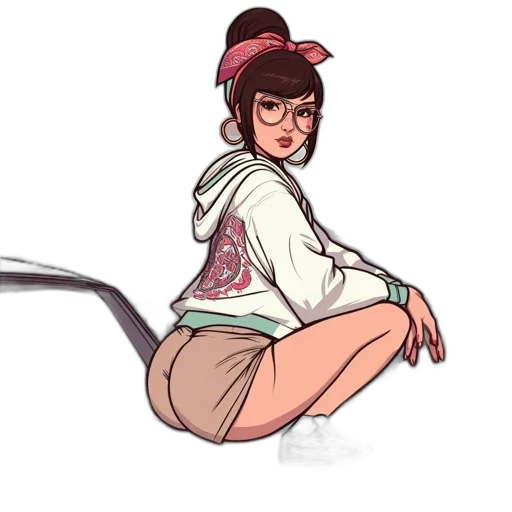 jacket, staff, hat, concept art transparent PNG cut-out
