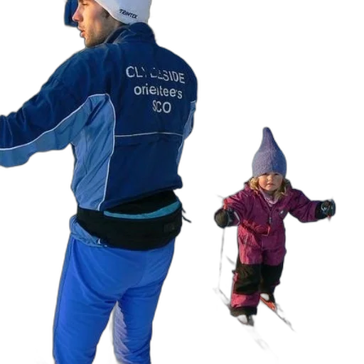 jacket, staff, hat, creature transparent PNG cut-out