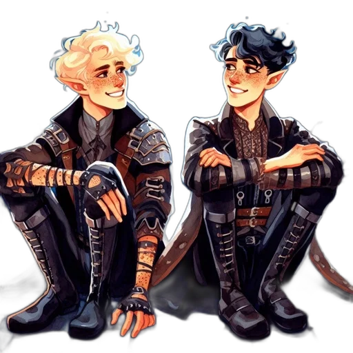 jacket, concept art, fantasy art, watercolor transparent PNG cut-out