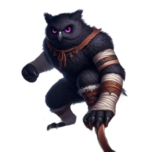 staff, animal, creature, concept art transparent PNG cut-out