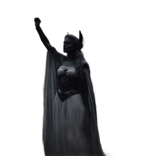 dress, mask, crown, concept art transparent PNG cut-out