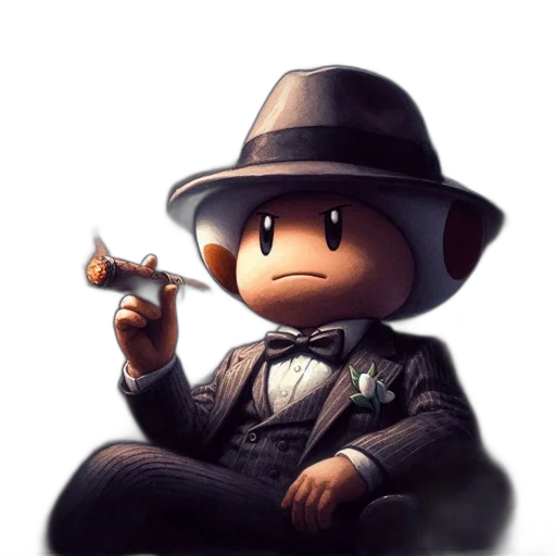staff, hat, weapon, robot transparent PNG cut-out
