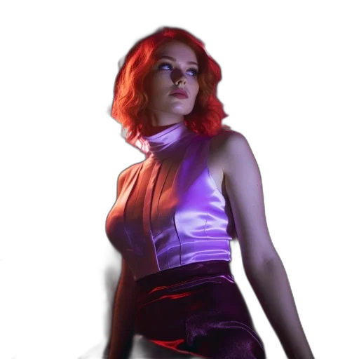 dress, jacket, concept art, cyberpunk transparent PNG cut-out