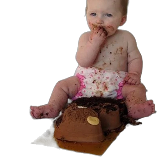 food, baby, chocolate, all transparent PNG cut-out