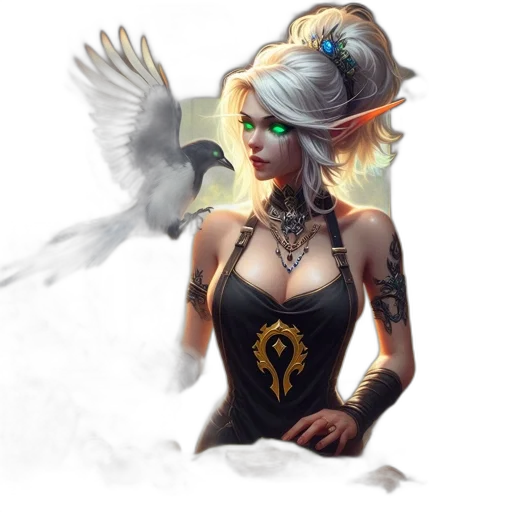 staff, fantasy art, concept art, pixel art transparent PNG cut-out