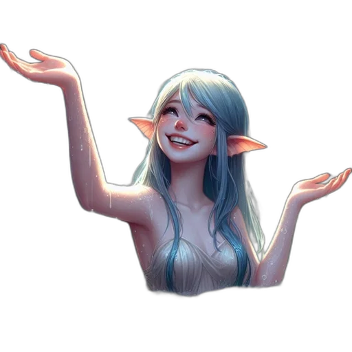 dragon, creature, face, staff transparent PNG cut-out