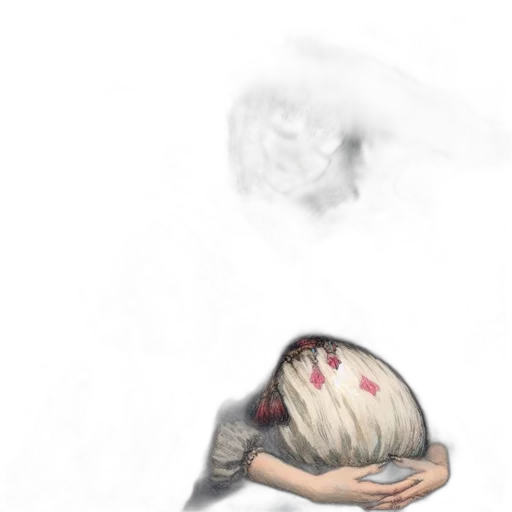 mask, face, creature, hair transparent PNG cut-out