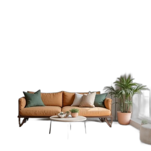 furniture, 3d render, photorealistic, concept art transparent PNG cut-out