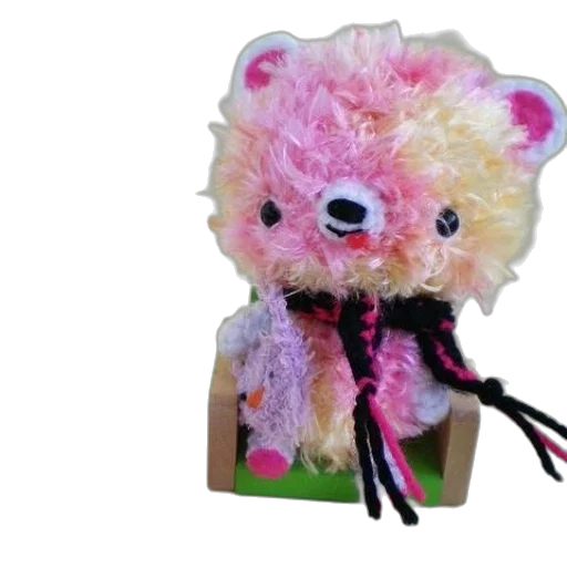 pink, teddy, bear, black transparent PNG cut-out
