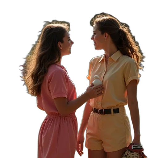 dress, jacket, concept art, sunset transparent PNG cut-out