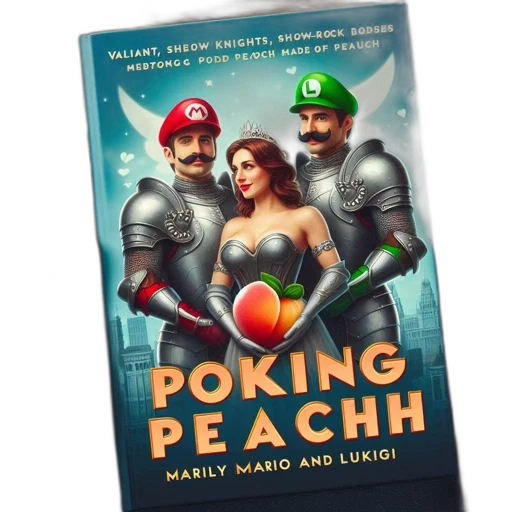 concept art, book, cover, titled transparent PNG cut-out