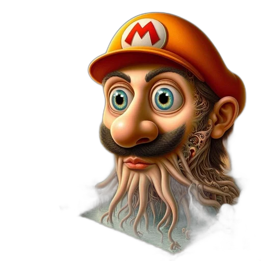 face, mask, hat, creature transparent PNG cut-out
