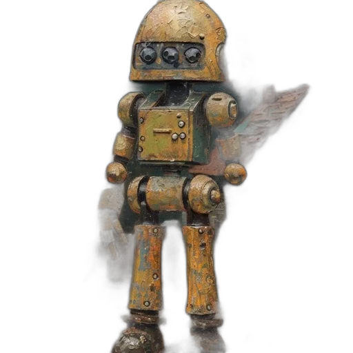 robot, staff, weapon, sword transparent PNG cut-out