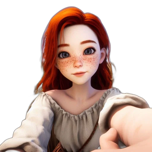 face, dress, staff, robot transparent PNG cut-out