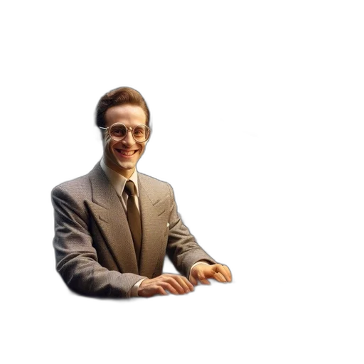 staff, jacket, furniture, face transparent PNG cut-out