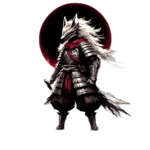 staff, jacket, sword, mask transparent PNG cut-out