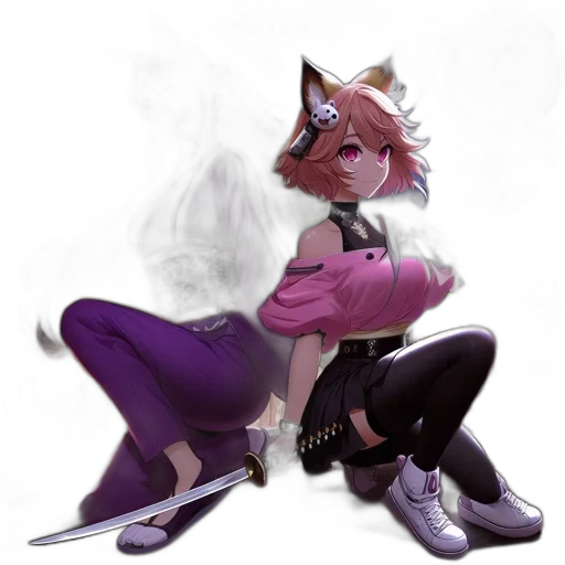 staff, weapon, jacket, concept art transparent PNG cut-out