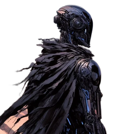 mask, robot, creature, concept art transparent PNG cut-out