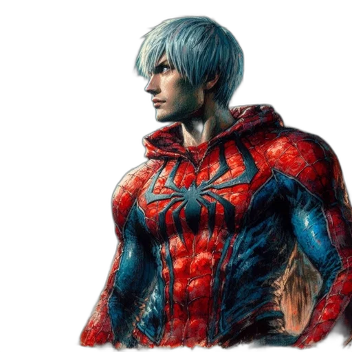 jacket, concept art, comic book art, 3d render transparent PNG cut-out