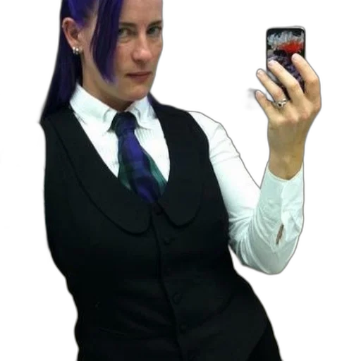 staff, dress, face, robot transparent PNG cut-out