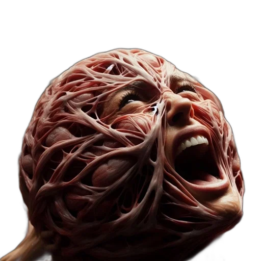 mask, face, creature, hair transparent PNG cut-out