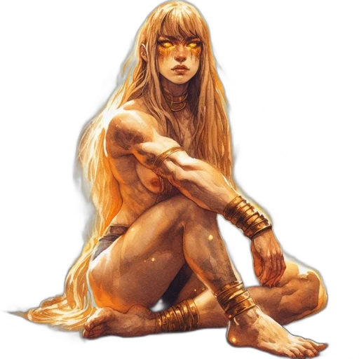 fantasy art, concept art, comic book art, photorealistic transparent PNG cut-out