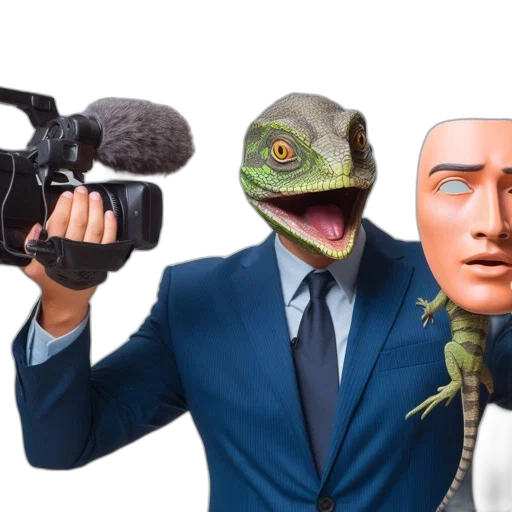 mask, robot, animal, 3d render transparent PNG cut-out